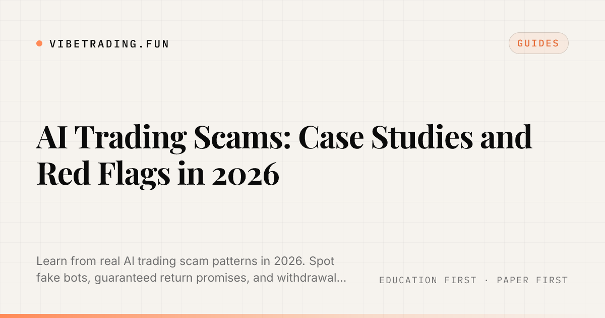 AI Trading Scams: Case Studies and Red Flags in 2026
